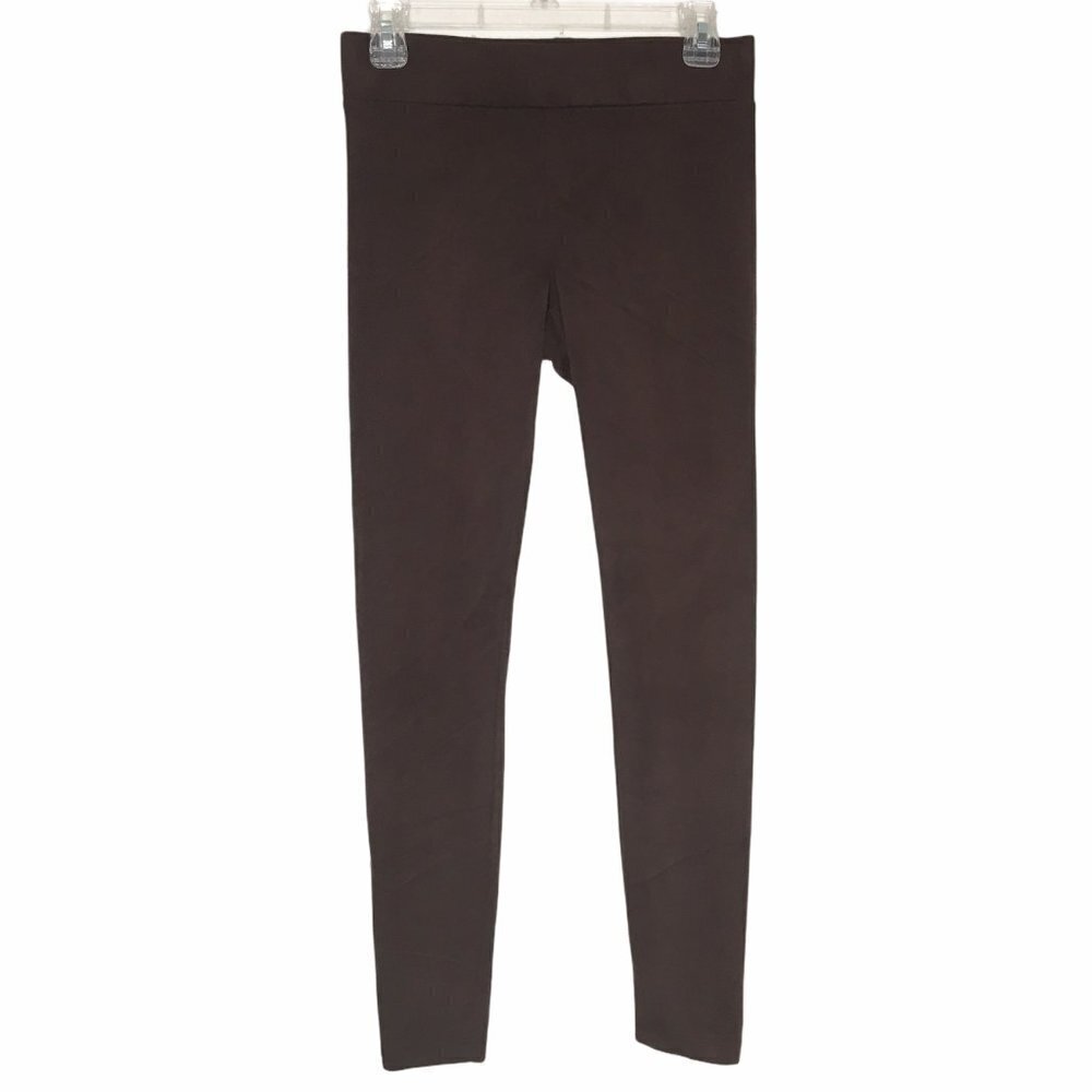 Willow & Clay Brown Faux Suede Leggings XSMALL